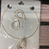 Set necklace and earrings drop