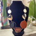 Necklace geometric colors