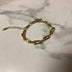 Golden chain bracelet