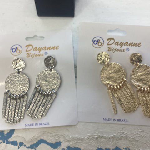 Earrings balls and strips