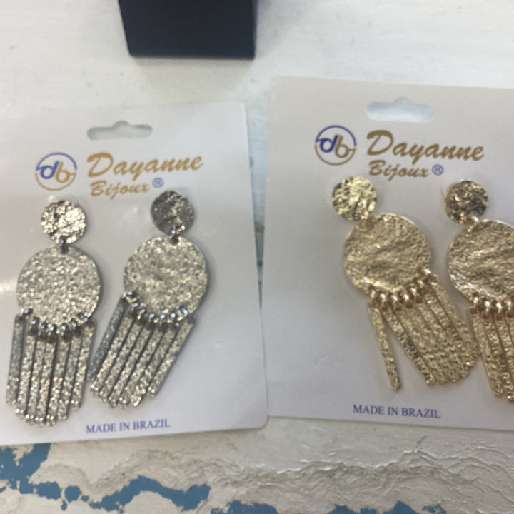 Earrings balls and strips