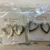 Earrings heart ring large