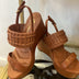 Platform high heels sandal