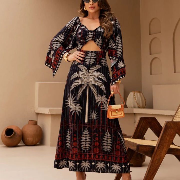 Long dress vazado frente