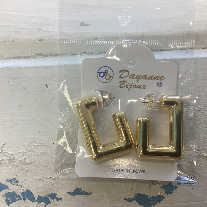 Earrings Square Ring medium