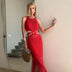 Dress waist cutout