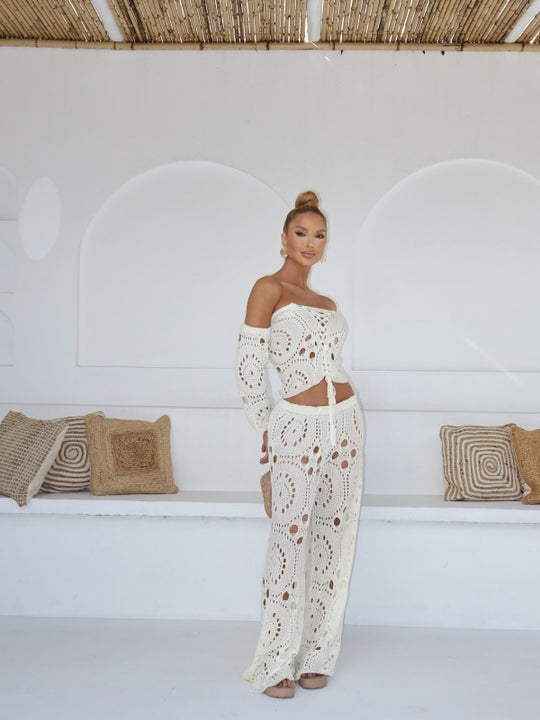 Set pants and top long sleeve
