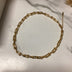Golden chains necklace
