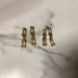 Golden chains earrings