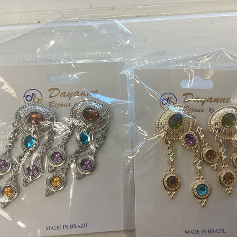 Earring colors gems