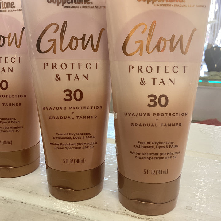 Glow protect and tan
