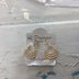 Earrings little balls ring