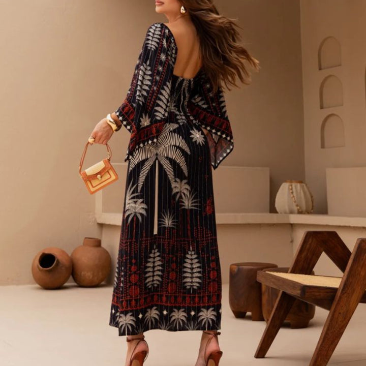 Long dress vazado frente