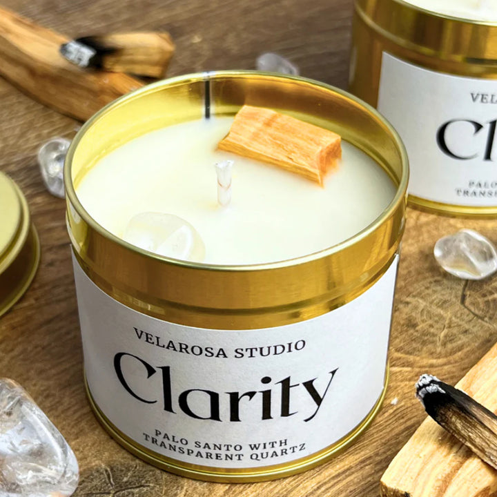 Clarity Candle - Palo Santo and Sandalwood