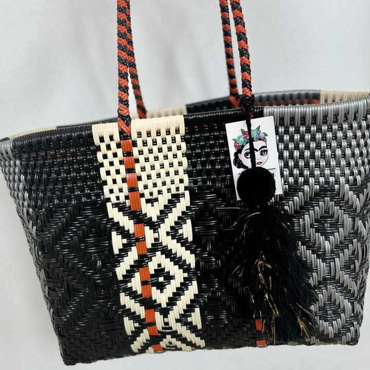 Paula bag /Black orange /Medium
