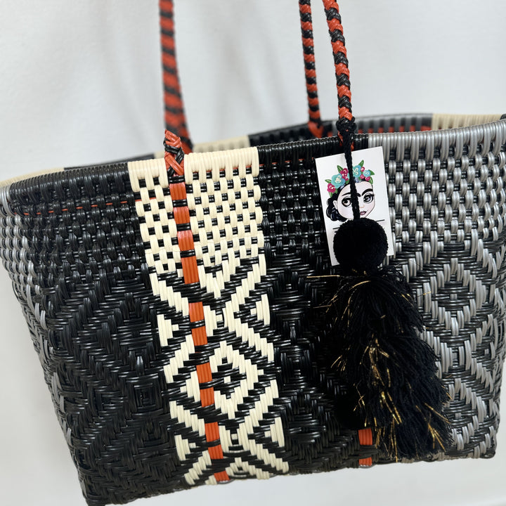 Paula bag /Black orange /Medium