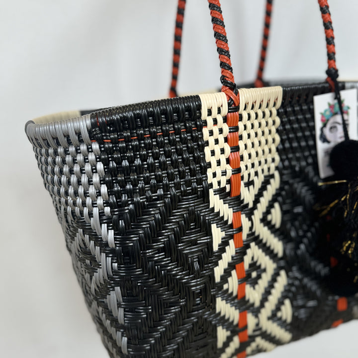 Paula bag /Black orange /Medium