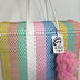 Fanny /Baul white Bag/ Colors pastel/Large