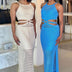 Long dress waist cut