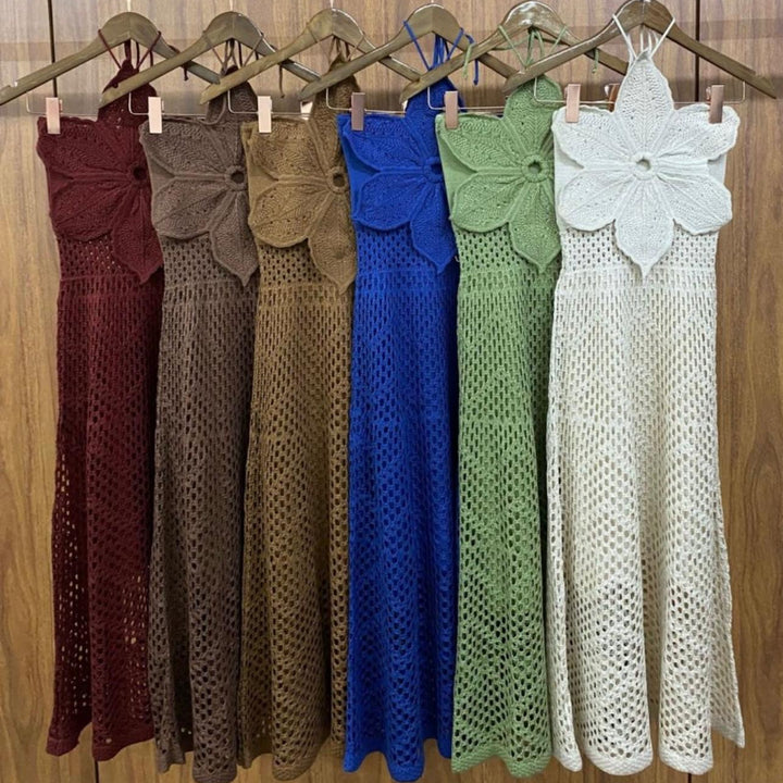 Midi dress flower