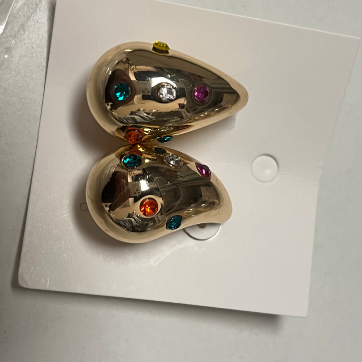 Earrings bottega colors