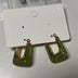 Colored jewel earrings