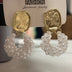 Earrings pearl and gold