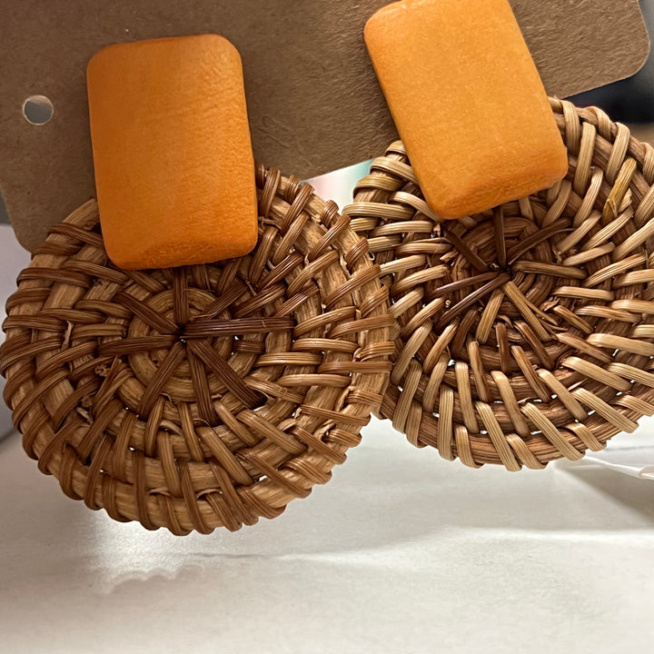 Earrings bamboo