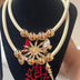 Necklace beige/golden