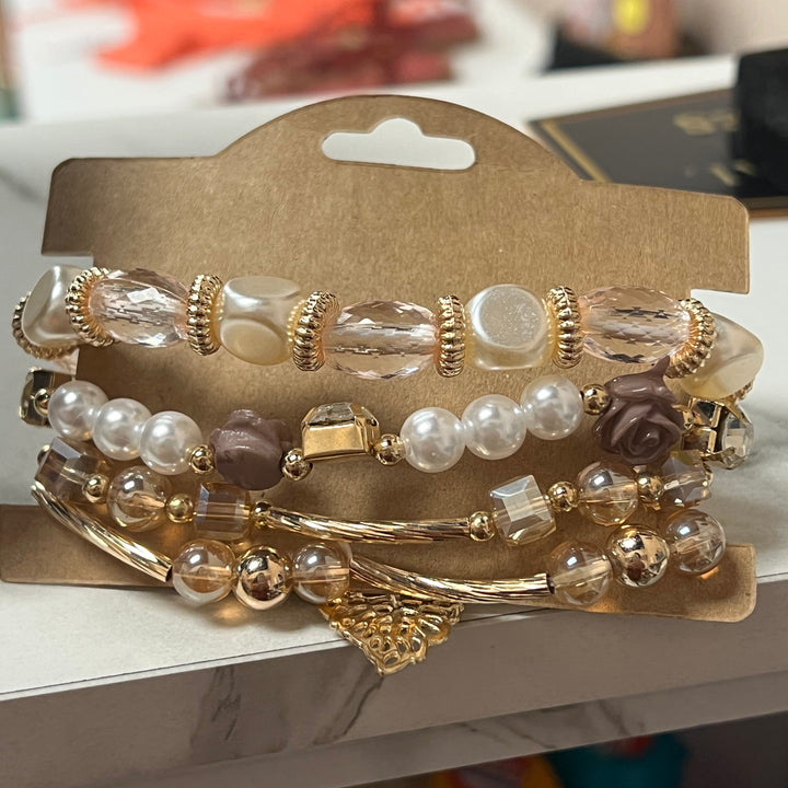 Bracelet set pearls