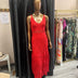 Crochet dress v-neck strap