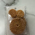 Earrings bamboo circle
