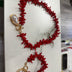 Set coral red