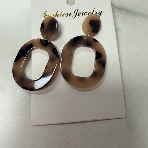 Brown earrings