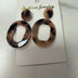 Brown earrings