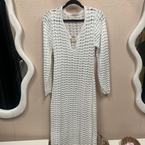 Cover up crochet long sleeve