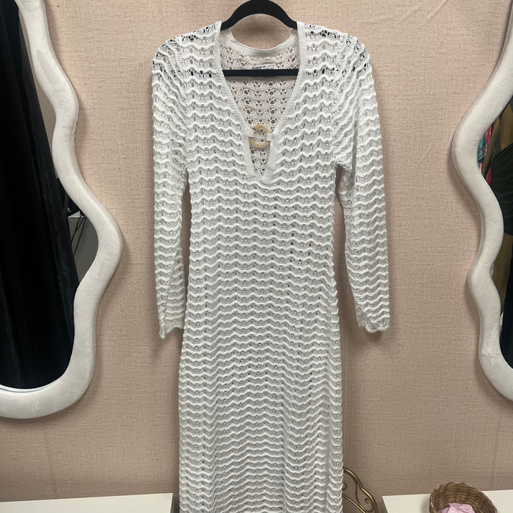 Cover up crochet long sleeve