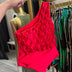 Onepiece macramé one shoulder