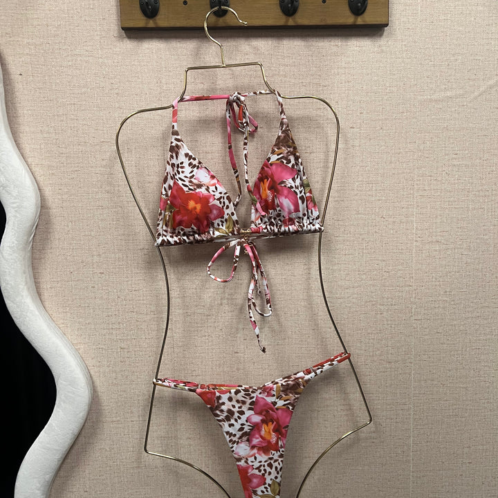 Bikini set scrunchie adjustable side