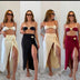 Bikini set 3 pieces open skirt