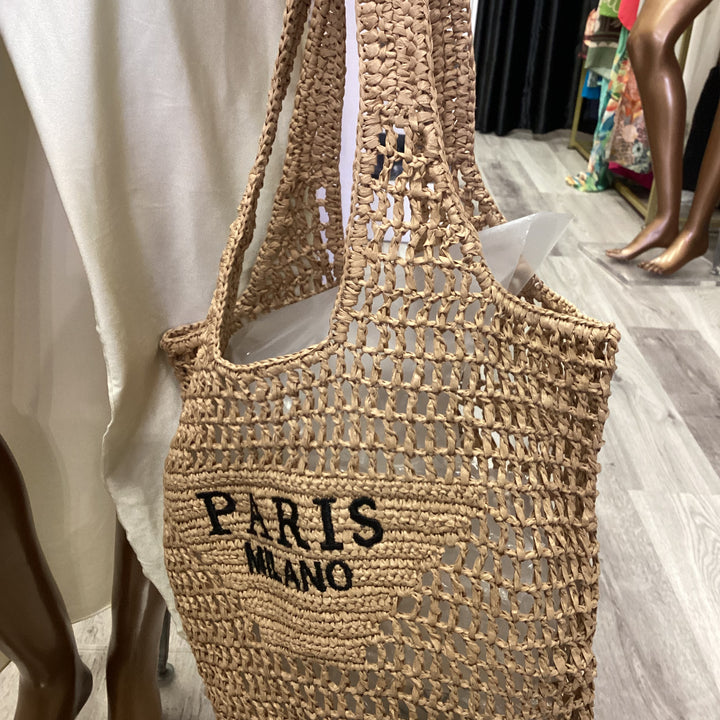 Straw bag large