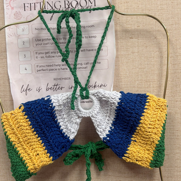 Crochet cropped bandeau