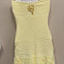 Crochet strapless short dress