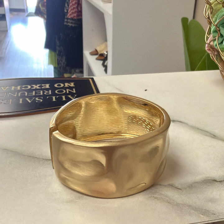 Bracelet brushed gold
