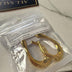Earrings u-shaped