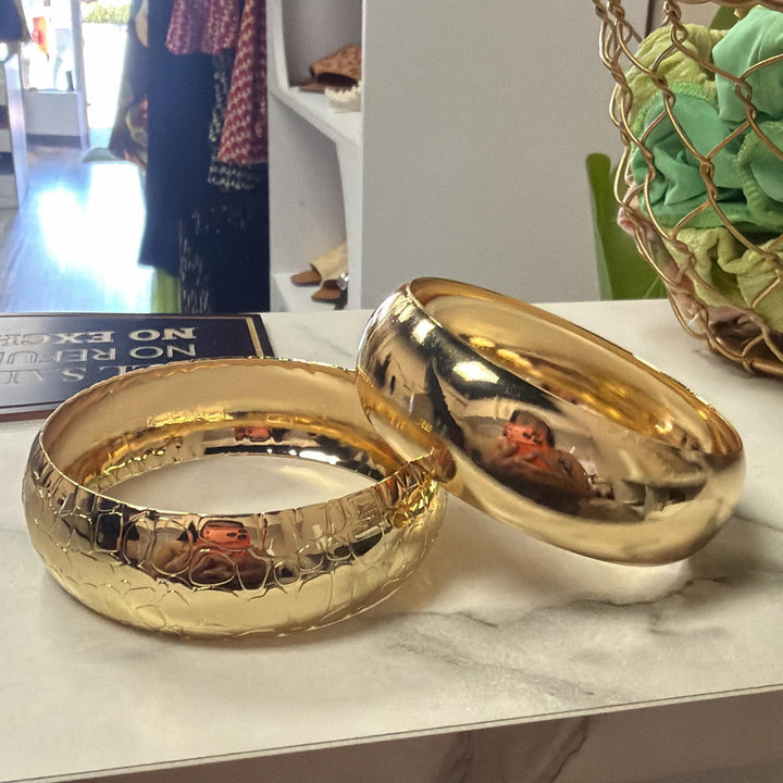 Bracelet set of 2 gold